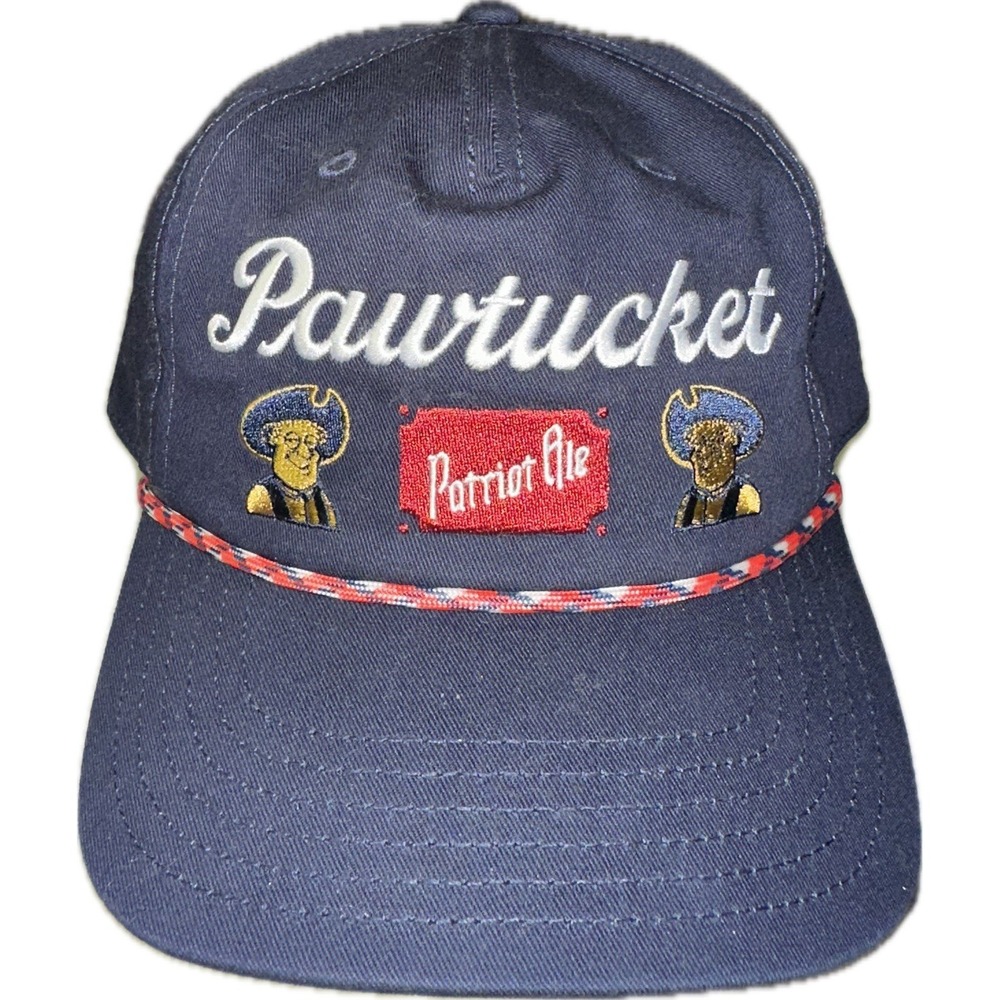 Family Guy Official PAWTUCKET PATRIOT ALE Beer Snapback Cap Hat Navy Blue